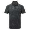 Adidas Mesh Print Golf Polo Shirt