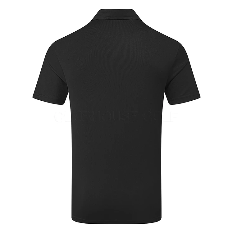 Front Page -ForeGear Shop Adidas Drive Primegreen Golf Polo Shirt Black IA5446 Back