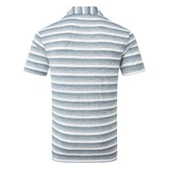 Adidas Two Colour Stripe Polo Shirt 5 Adidas Two Colour Stripe Polo Shirt -ForeGear Shop Adidas Two Colour Stripe Polo Shirt Collegiate Navy White HS7579 Back