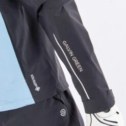 Galvin Green Albert Waterproof Golf Jacket 16 Galvin Green Albert Waterproof Golf Jacket -ForeGear Shop Galvin Green SS22 Albert Waterproof Jacket G130067 WJGAL430 Blue bell Black White Model 5