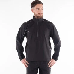 Galvin Green Aden Waterproof Golf Jacket -ForeGear Shop Galvin Green AW21 Aden Half Zip Waterproof Jacket G110971 Code WJGAL413 M BlackWhite Model 1