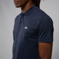 J.Lindeberg Bode Golf Polo Shirt 10 J.Lindeberg Bode Golf Polo Shirt -ForeGear Shop J.Lindeberg GMJT06478 6855 M Bode Regular Fit Polo SHLIN162 JL Navy Model 2