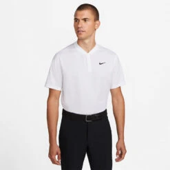 Nike Dry Victory Blade Golf Polo Shirt 9 Nike Dry Victory Blade Golf Polo Shirt -ForeGear Shop Nike SS22 Dry Victory Blade Polo Shirt DH0838 100 Code SHNIK772 White Black model 1