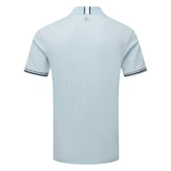 Oscar Jacobson Durham Tour Golf Polo Shirt -ForeGear Shop Oscar Jacobson SS22 Durham Tour Polo Shirt OJTS0033 Code SHOSC184 M Cool Blue Navy Back
