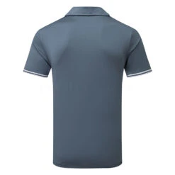 Puma MATTR Track Golf Polo Shirt 5 Puma MATTR Track Golf Polo Shirt -ForeGear Shop Puma SS23 Mattr Track Polo Shirt 538997 04 SHPUM669 Evening Sky Flamingo Pink Heather Back