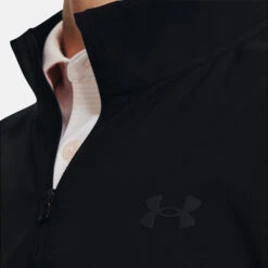Under Armour Storm Windstrike 1/2 Zip Golf Wind Top 10 Under Armour Storm Windstrike 1/2 Zip Golf Wind Top -ForeGear Shop Under Armour AW22 Storm Windstrike 1 2 Zip Wind Top 1370156 001 WTUND084 S Black Jet Gray Model 2